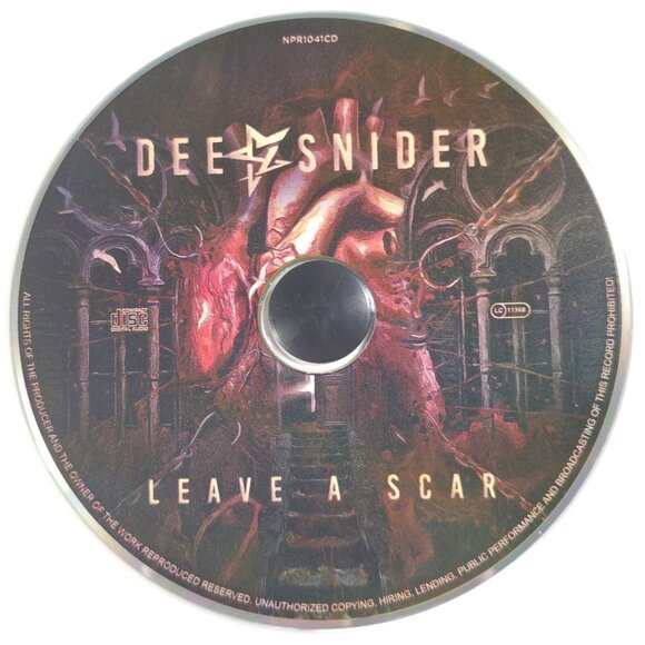 Dee Snider Twisted Sister Authentic Signed CD Leave A Scar Album Framed Beckett - Picture 5 of 7